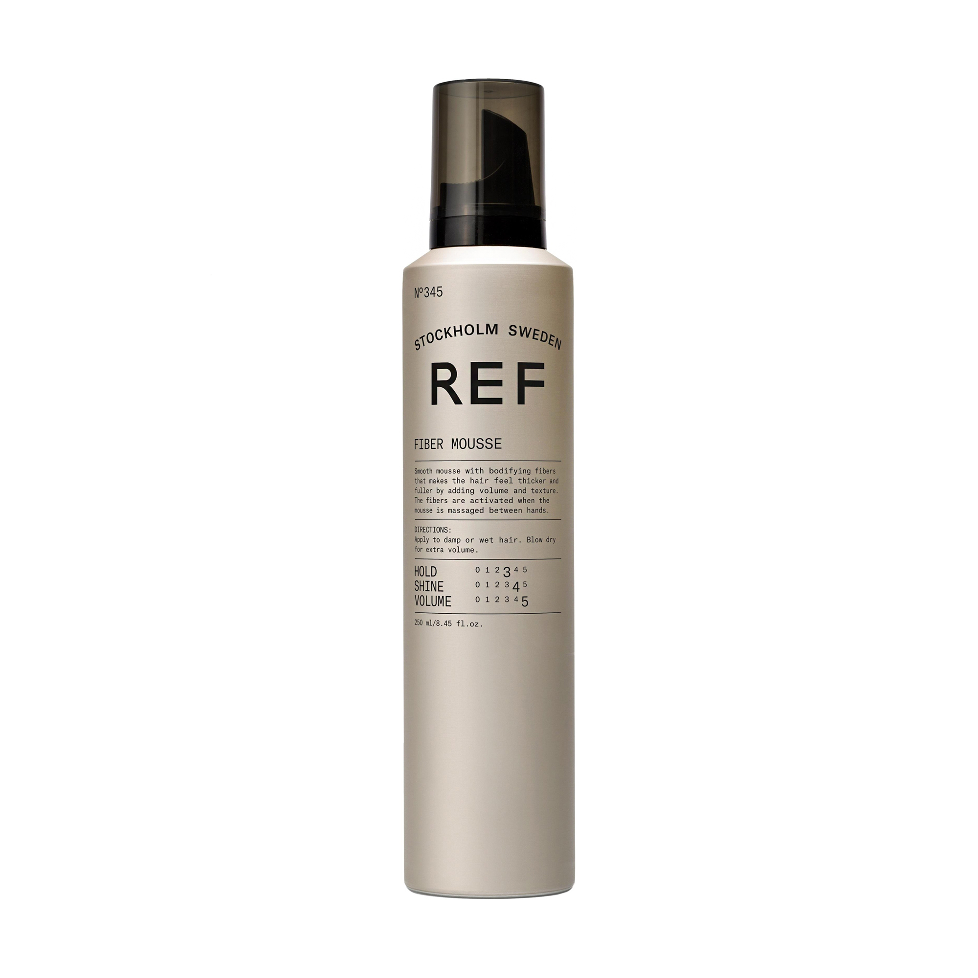 Мус для об'єму волосся REF Fiber Mousse N°345 фіксація 3, з волокнами, 250 мл